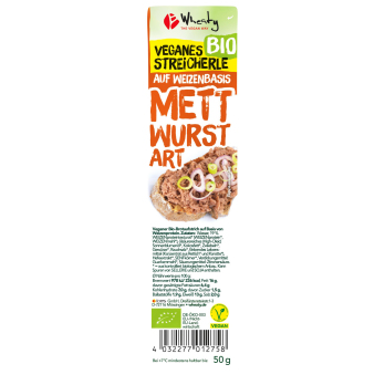 Veganes Streicherle Mettwurst Art