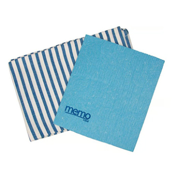 Geschirrtuch + gratis Schwammtuch