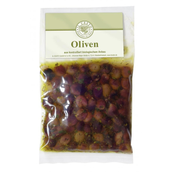 Leccino-Oliven ohne Stein, mariniert
