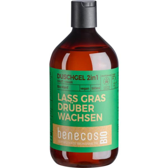 Duschgel 2in1 Hanf "Lass Gras drüber wachsen"