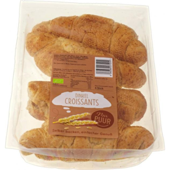 Dinkel Croissant zum Aufbacken