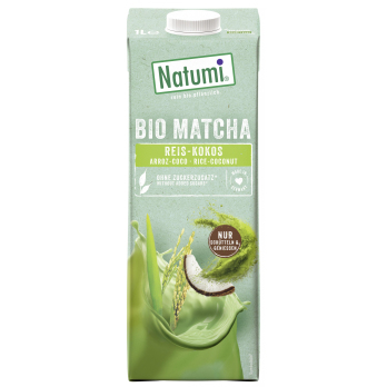 Matcha Reis Kokos Drink