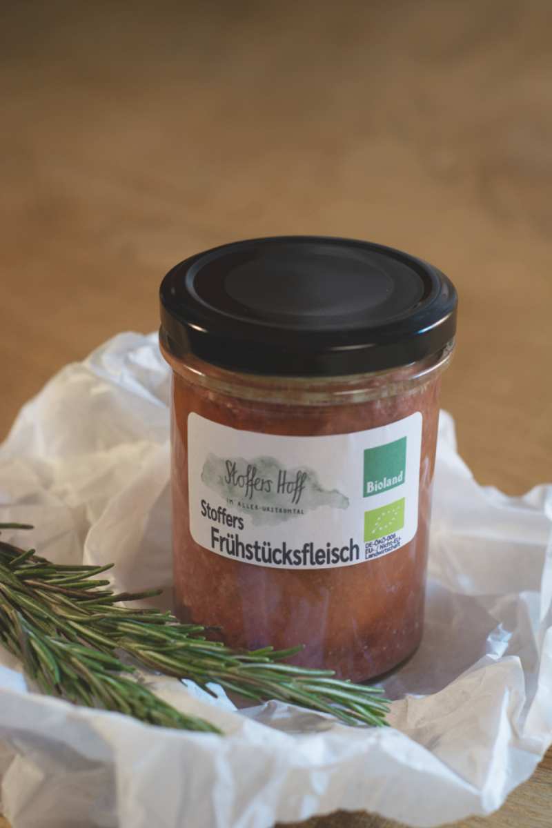 Frühstücksfleisch vom Weiderind