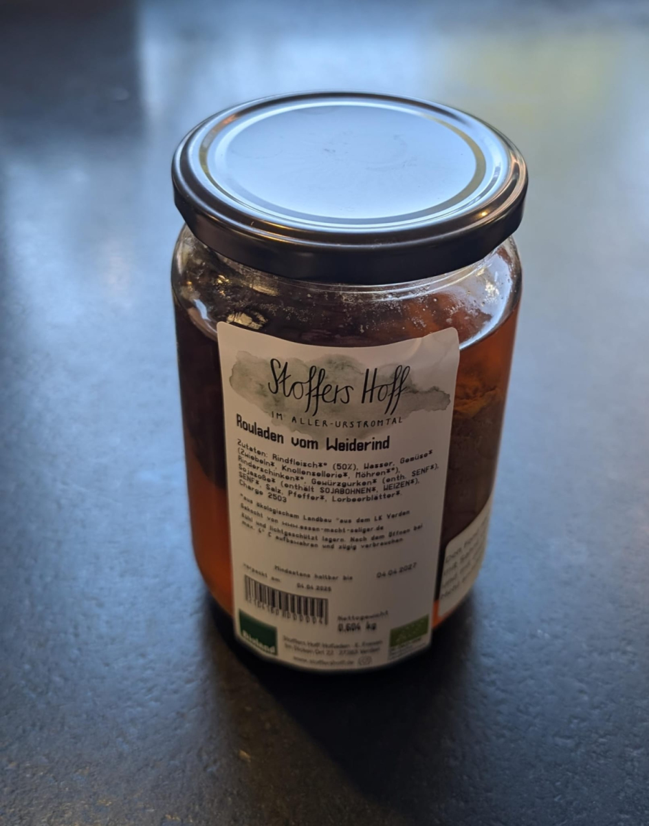 Rouladen im Glas vom Weiderind