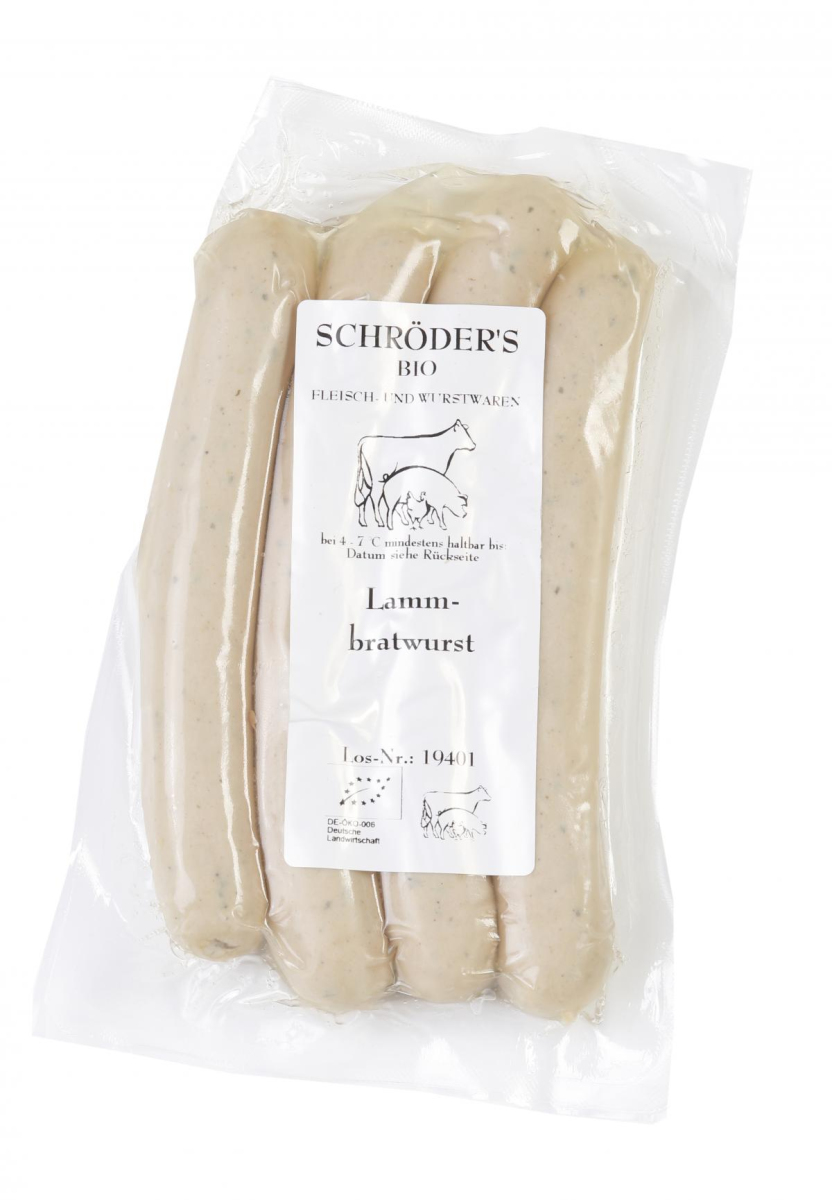 Lammbratwurst 4 Stück