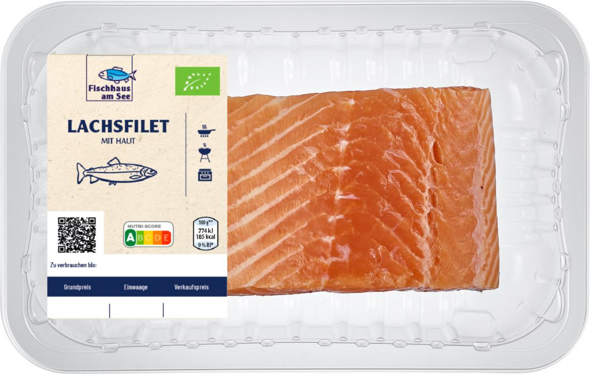 Lachsfilet mit Haut (ca. 250 g)