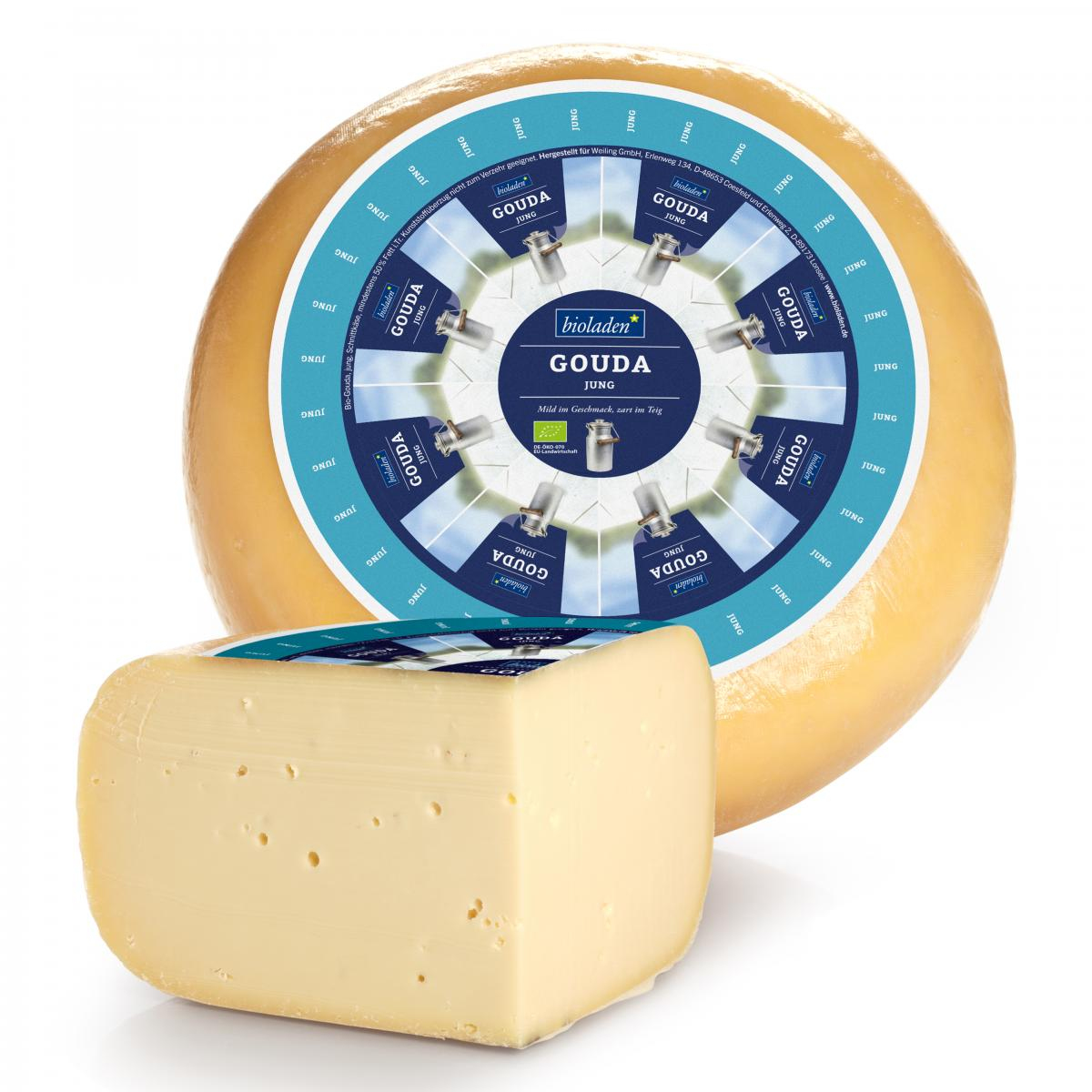 Gouda jung 50% Fett i. Tr.