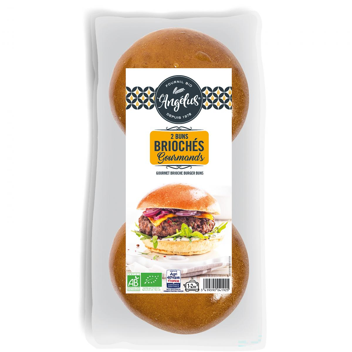 Brioche Burger Buns (2 Stück)