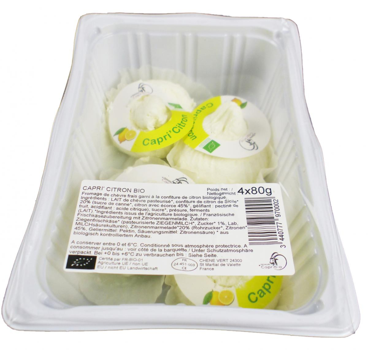 Capri''Citron Ziegenfrischkäse (Gebindeartikel)