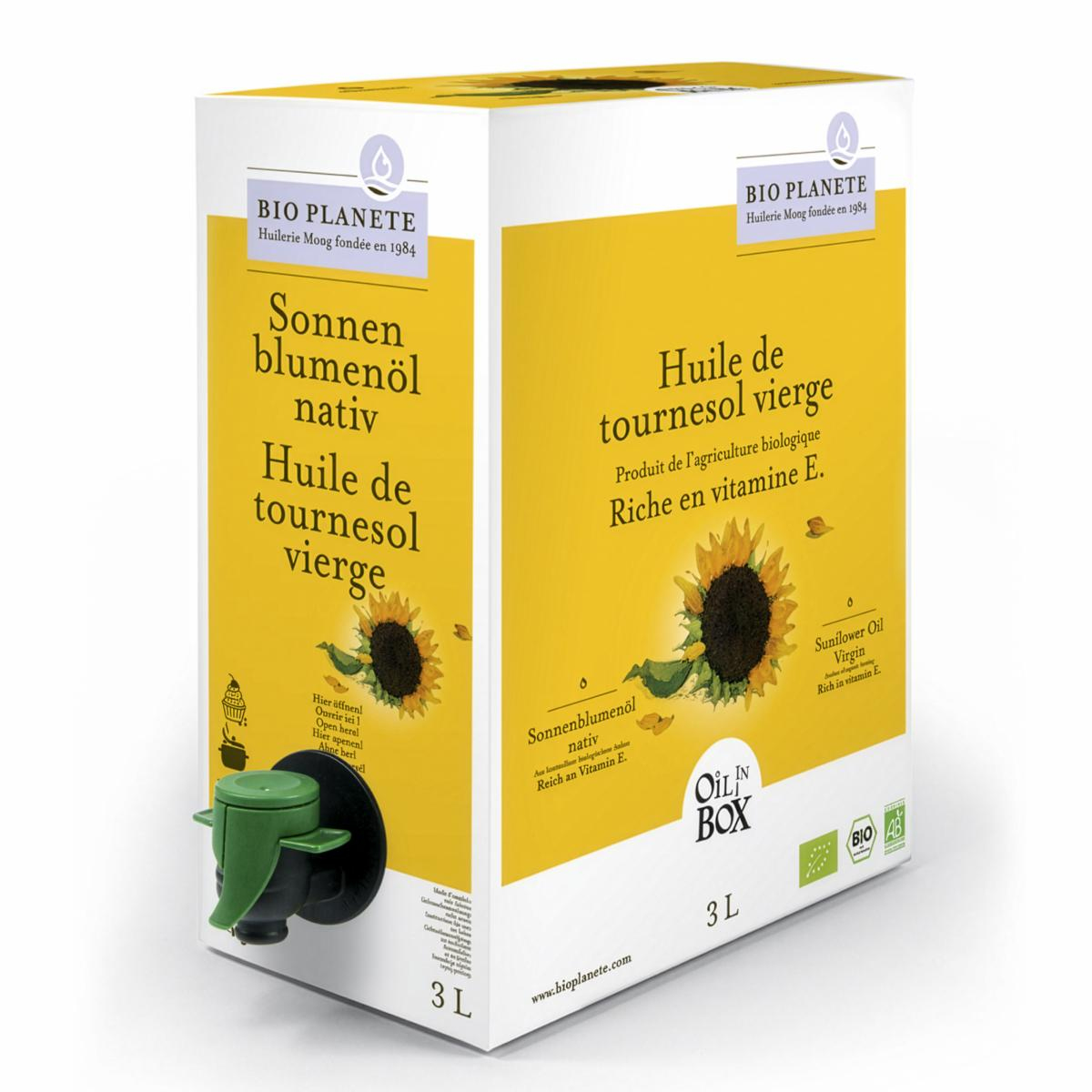 Sonnenblumenöl nativ Bag in Box