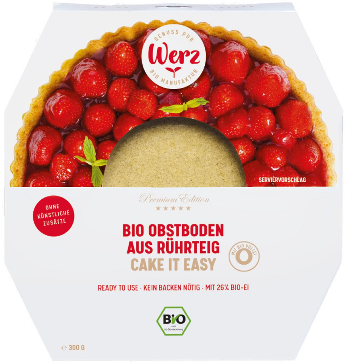 Obstboden aus Rührteig
