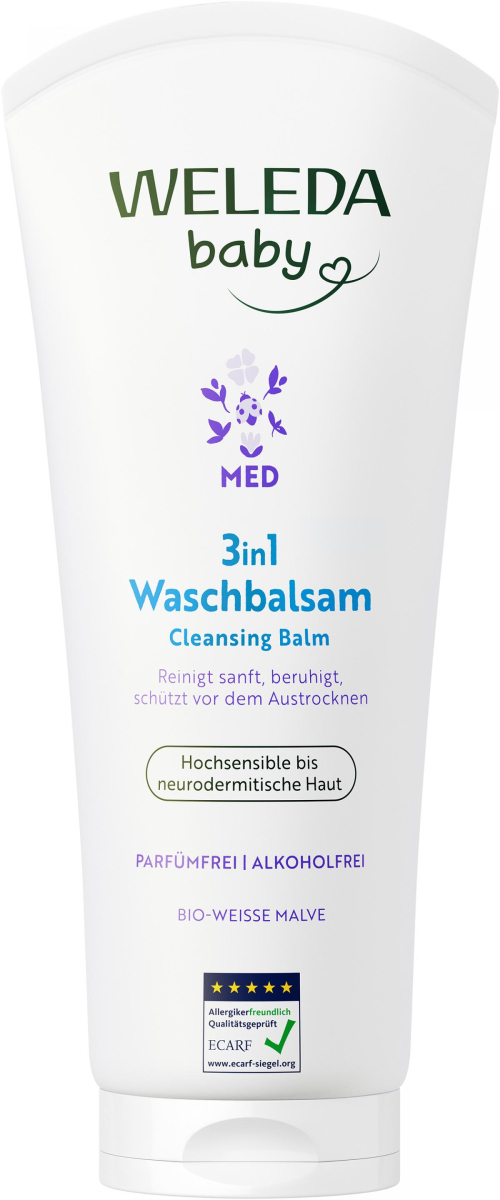 Baby 3in1 Waschbalsam Weisse Malve