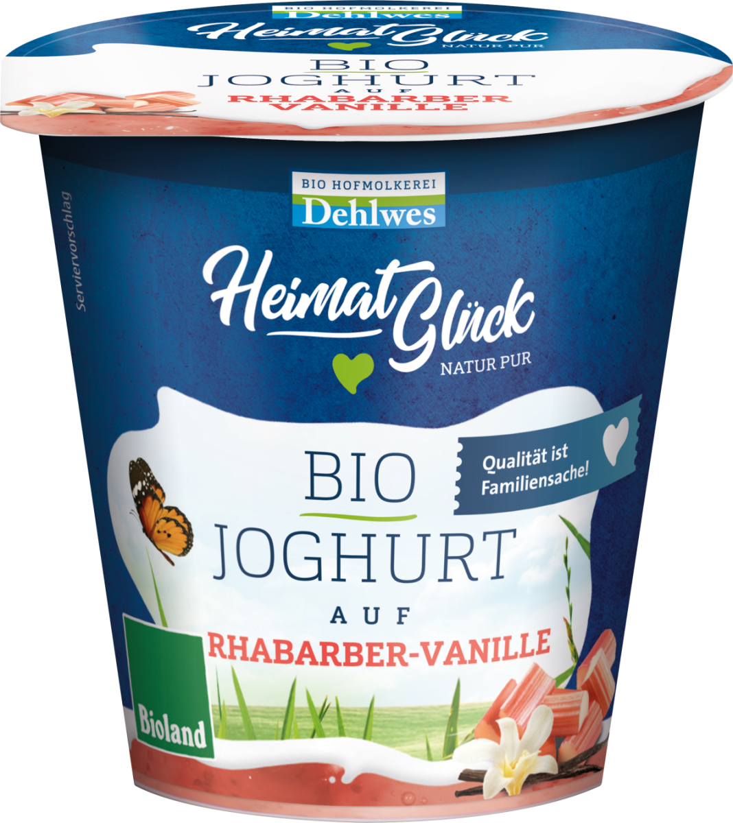 Joghurt Rhabarber-Vanille Becher