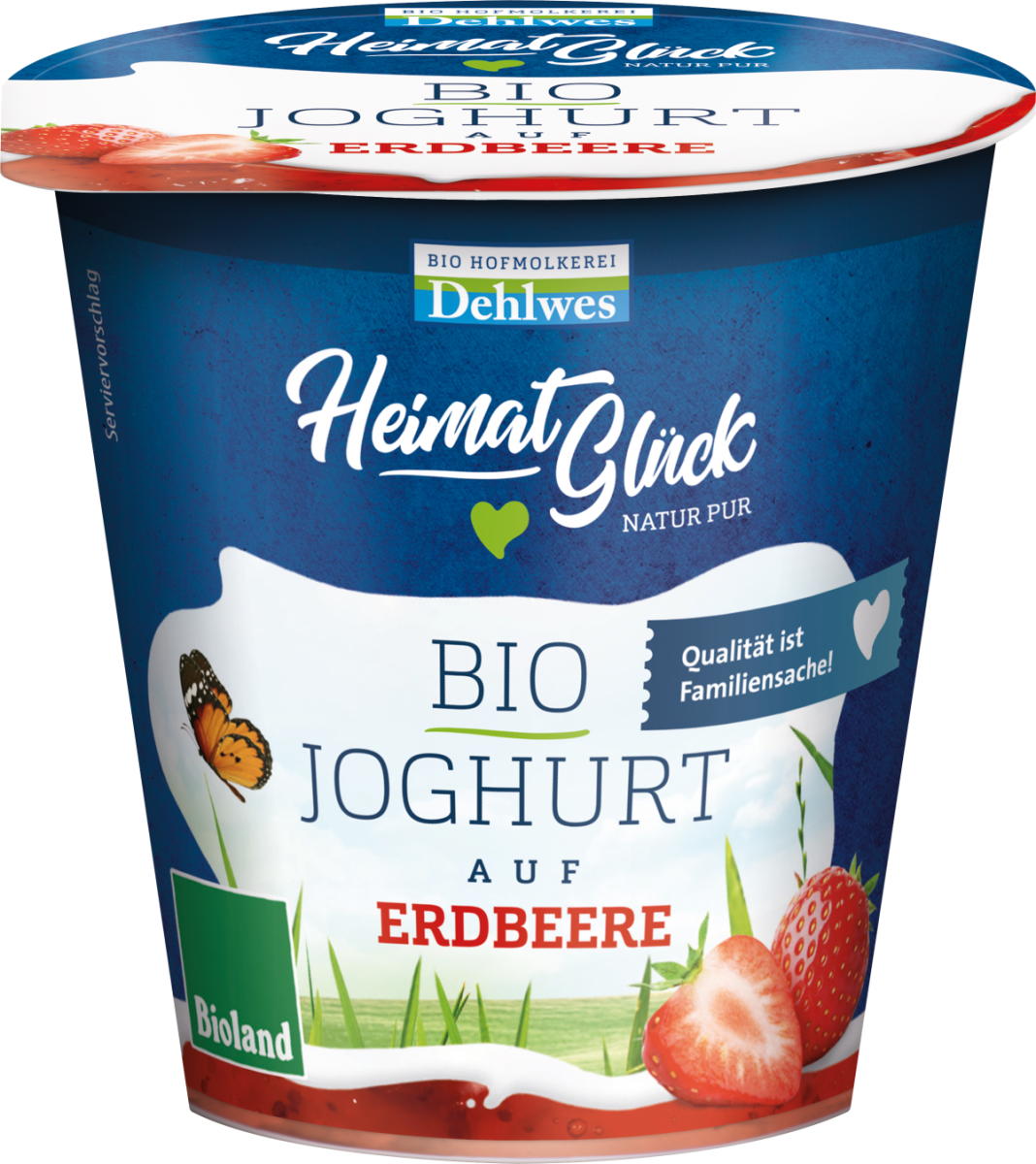 Joghurt Erdbeere Becher