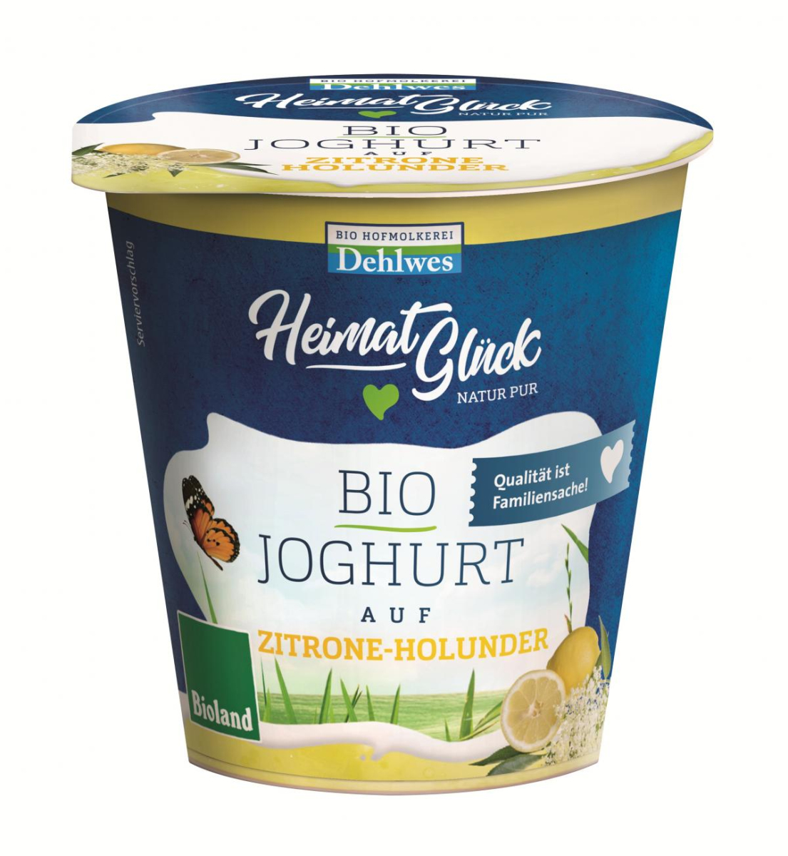 Joghurtz Zitrone-Holunder Becher