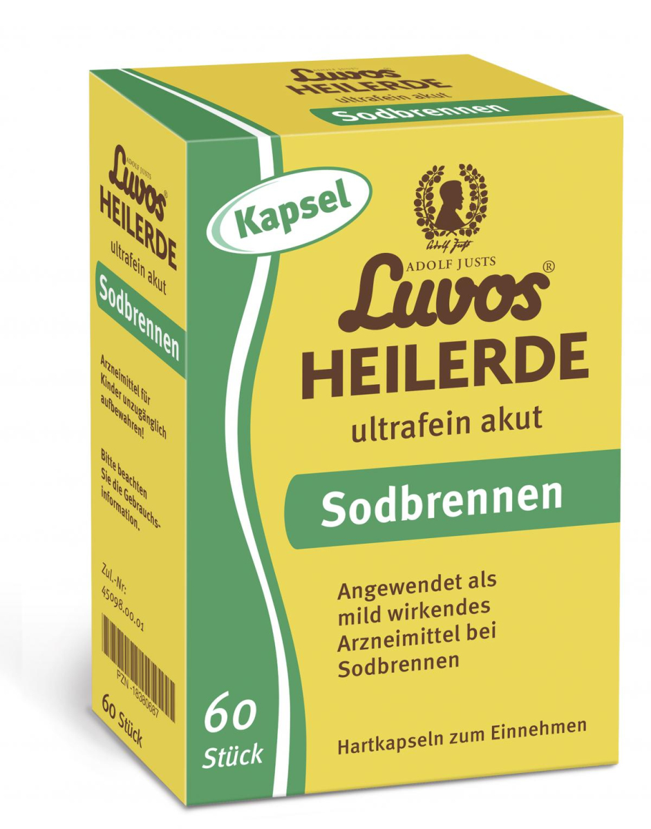 Heilerde ultrafein akut Sodbrennen Kapseln