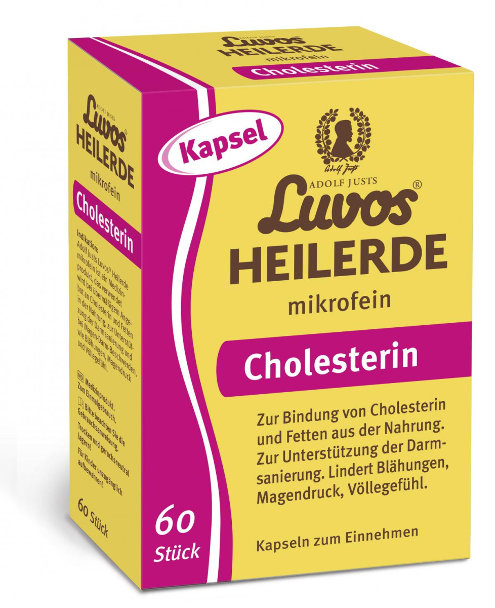 Heilerde mikrofein Cholesterin Kapseln