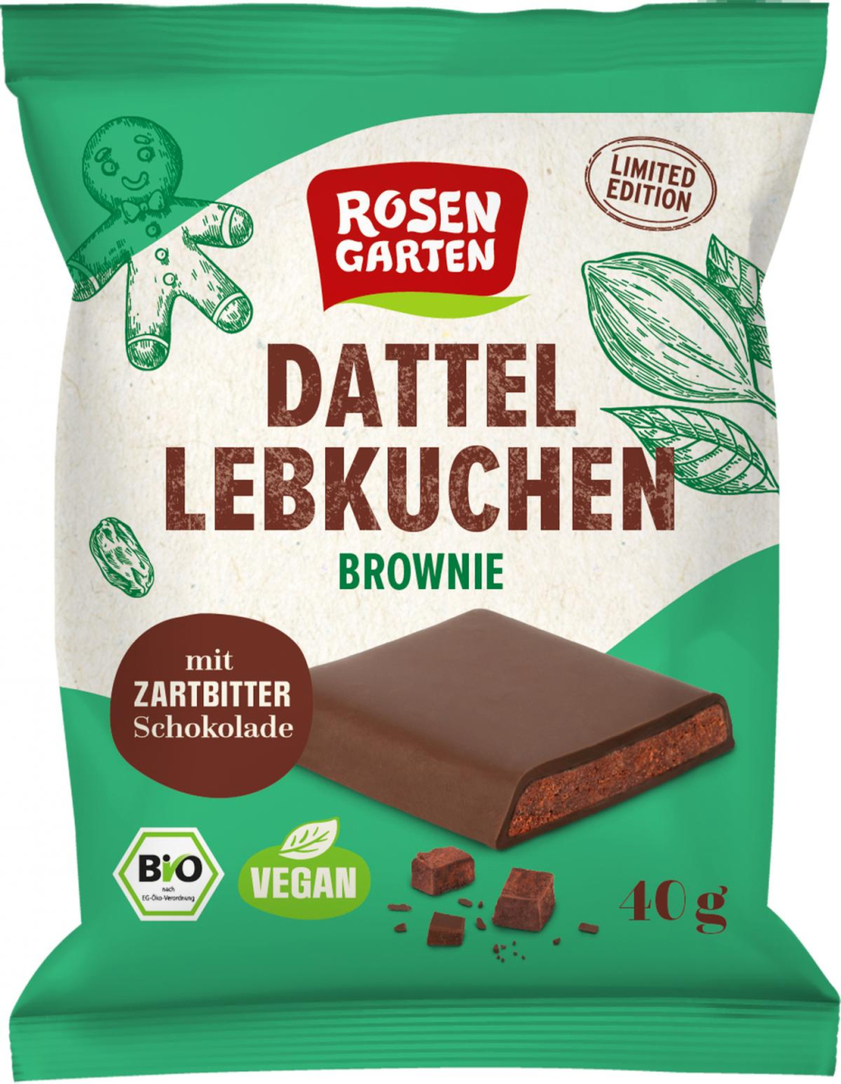 Dattel Lebkuchen Brownie