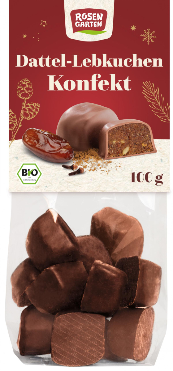 Dattel Lebkuchen Konfekt Vollmilch