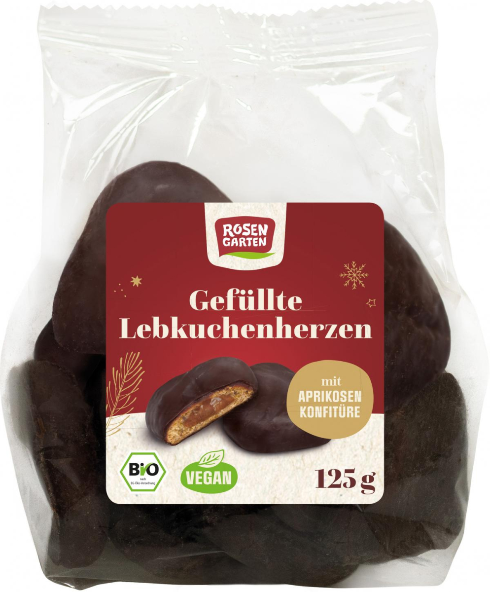 Lebkuchenherzen gefüllt Aprikose