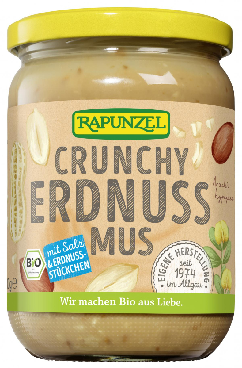 Erdnussmus Crunchy 500 g
