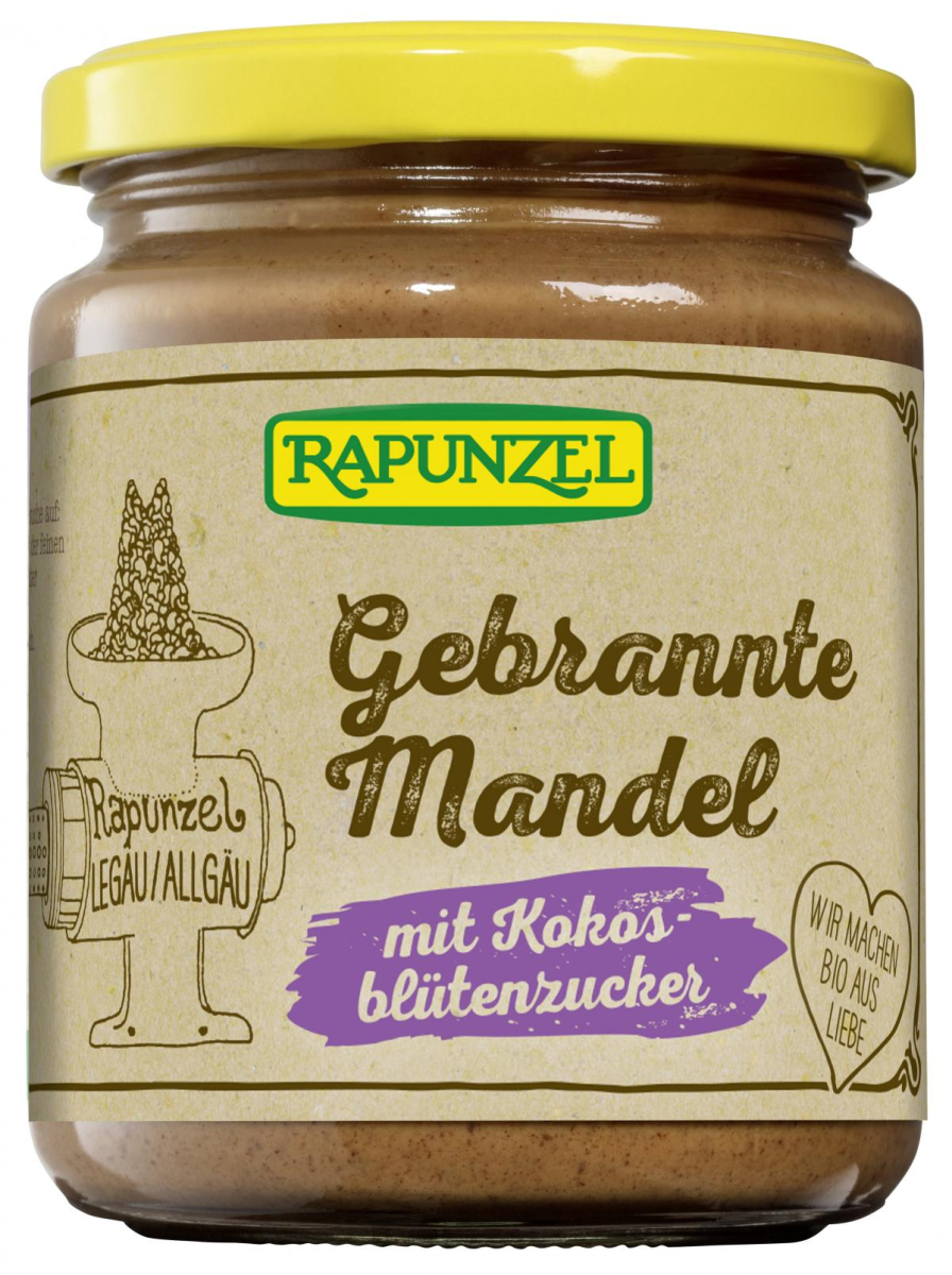 Aufstrich gebrannte Mandel Kokosblütenzucker