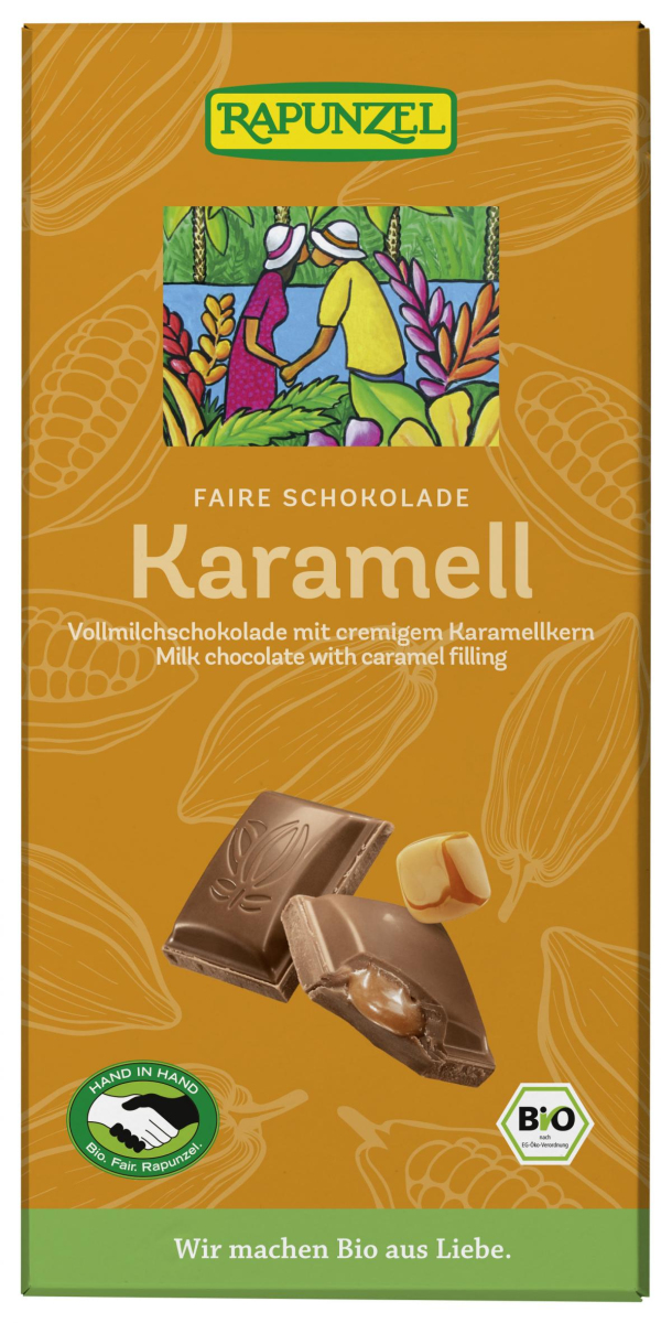 Vollmilch Schokolade Karamell
