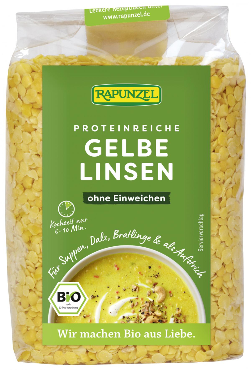 Linsen gelb