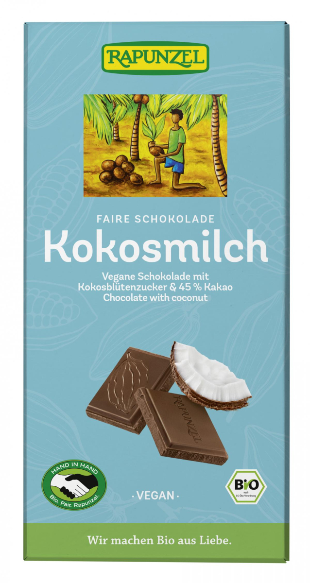 Kokosmilch Schokolade HIH, vegan