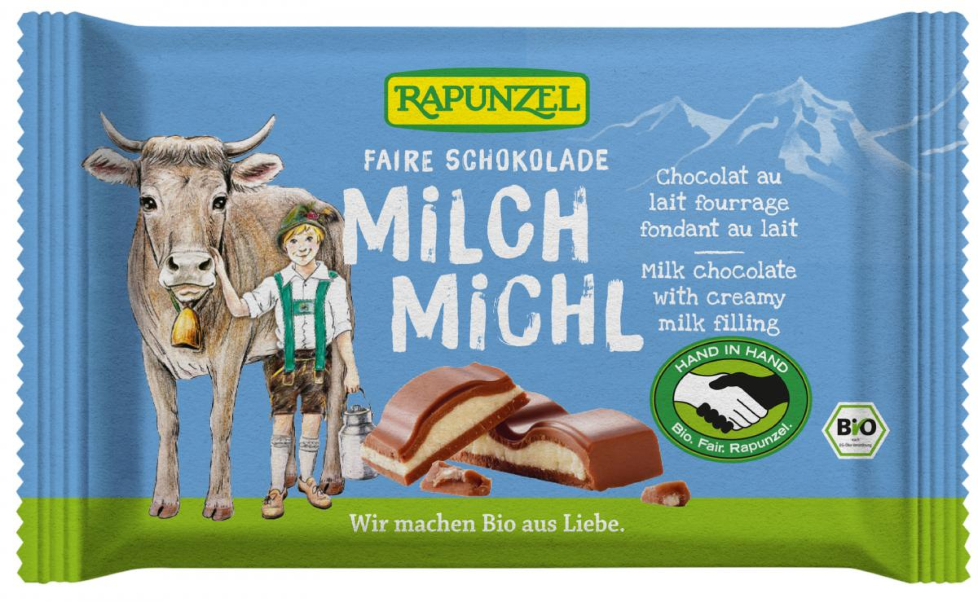 Milch Michl Schokolade mit Milchfüllung