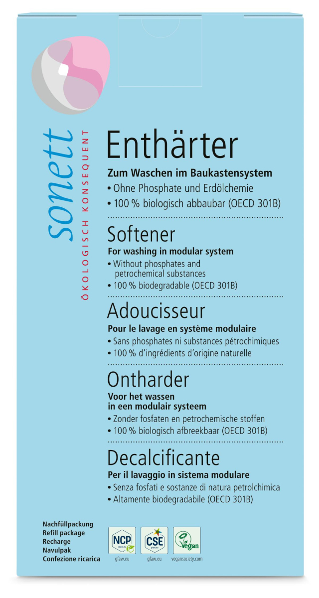 Enthärter für die Waschmaschine