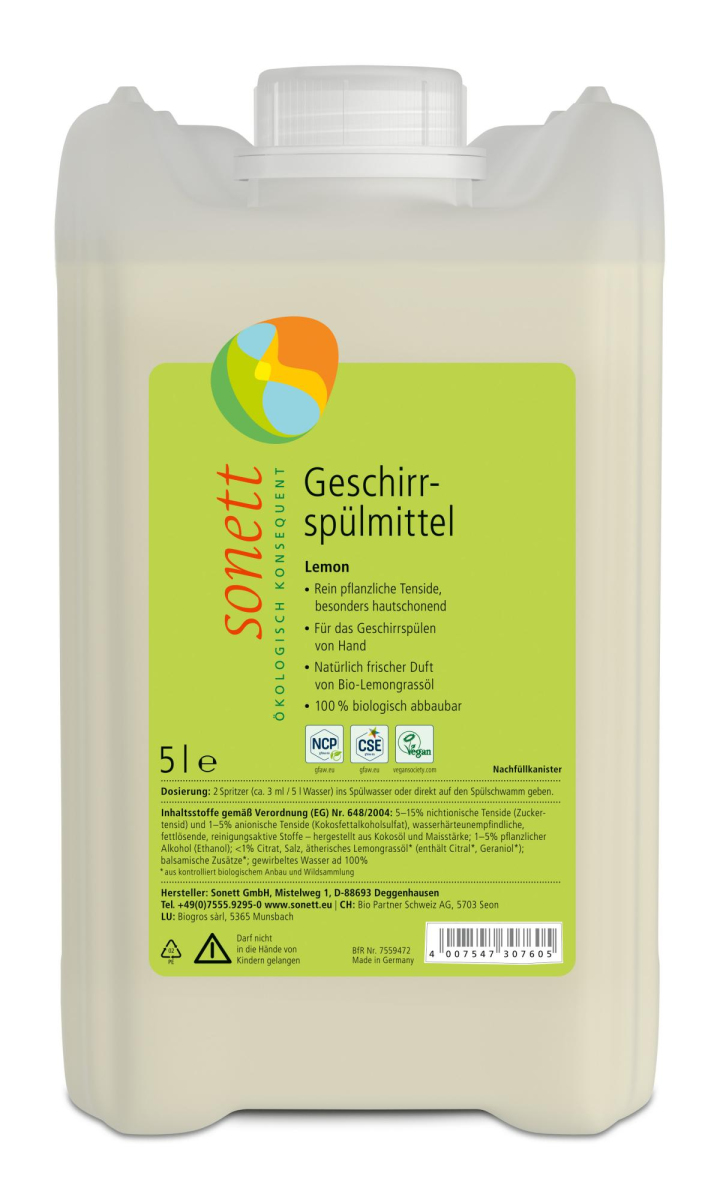 Geschirrspülmittel Lemon 5 L
