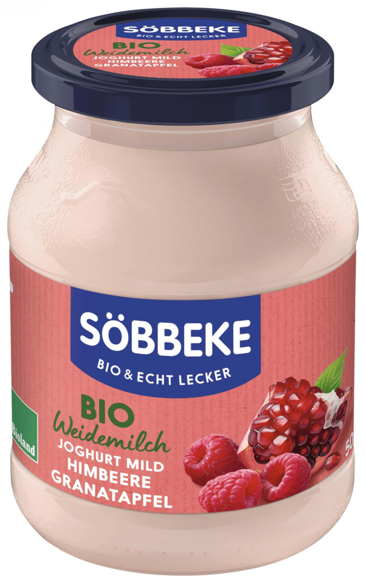 Joghurt Himbeere-Granatapfel 3,8%, Glas