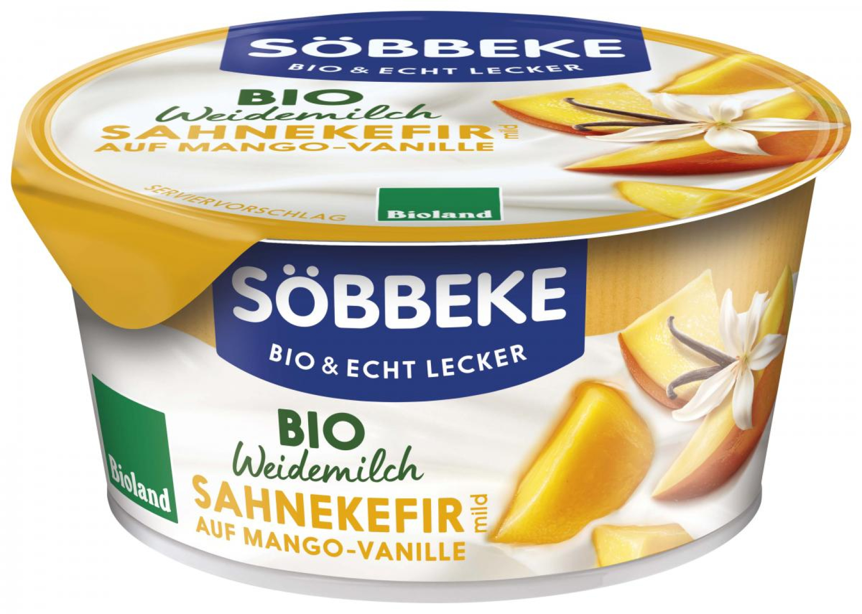 Sahnekefir auf Mango-Vanille - Weidemilch