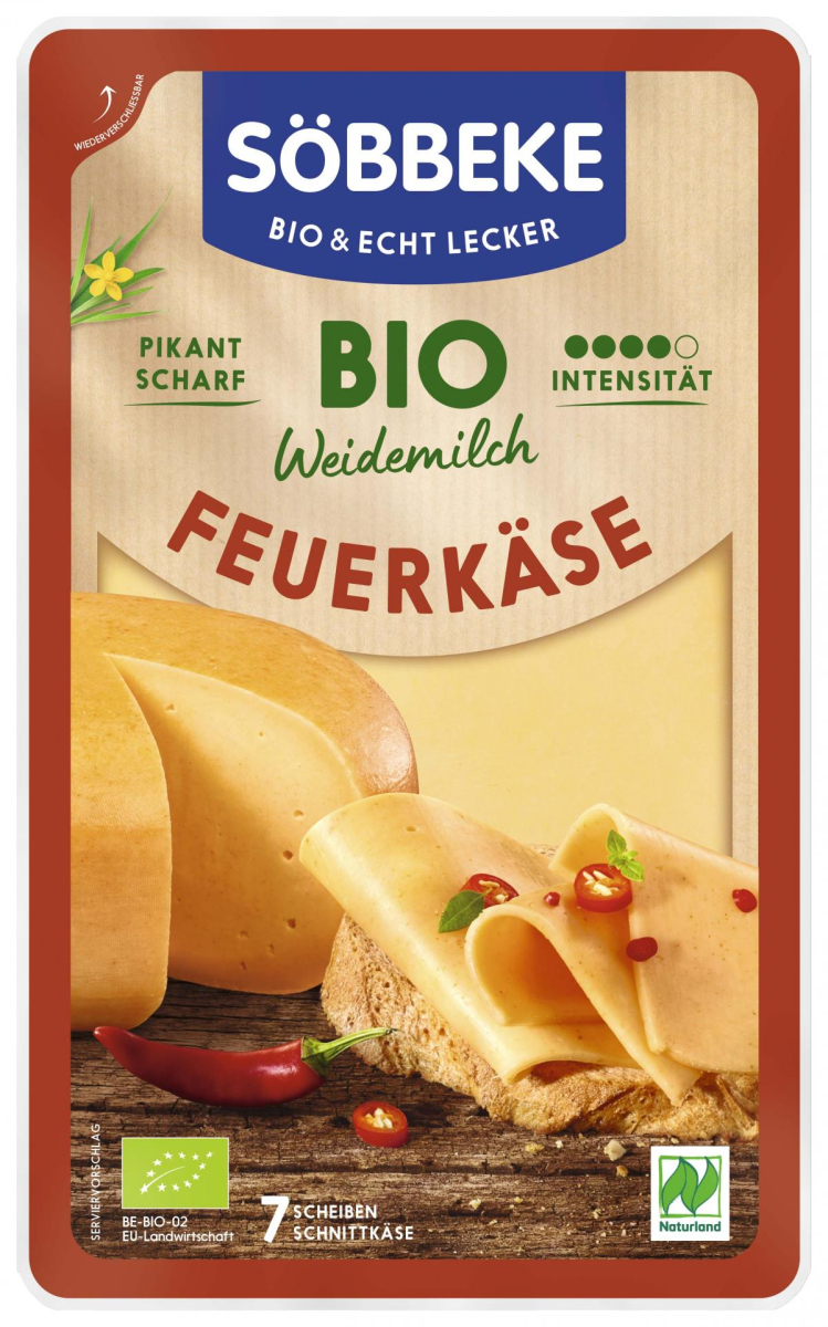 Feuerkäse Scheiben