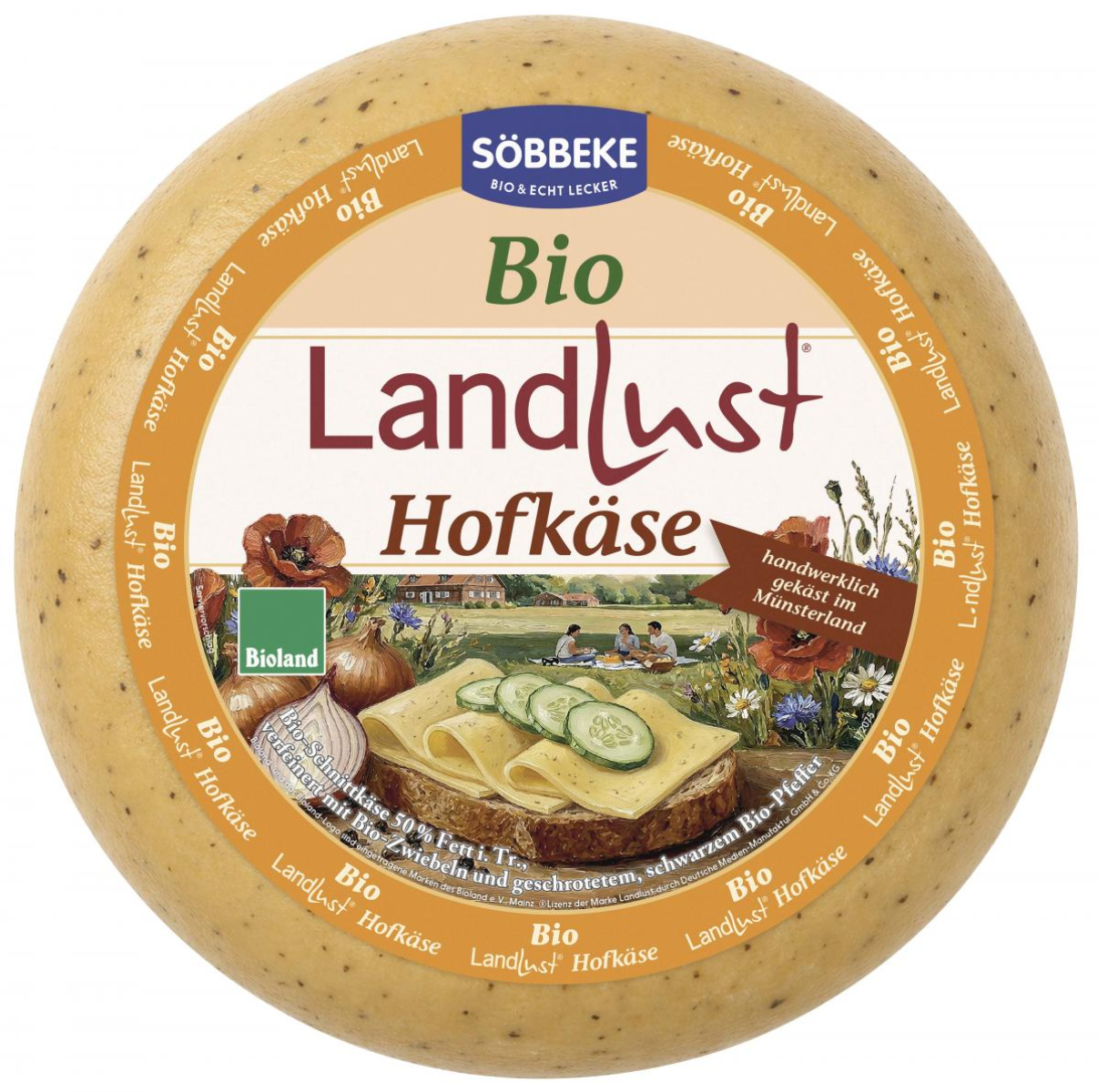Landlust Hofkäse 50% Fett i. Tr.