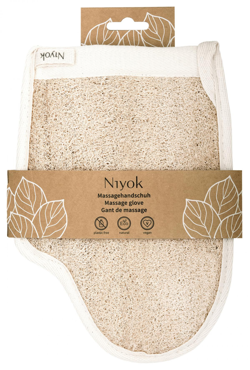 Massagehandschuh Luffa & Baumwolle
