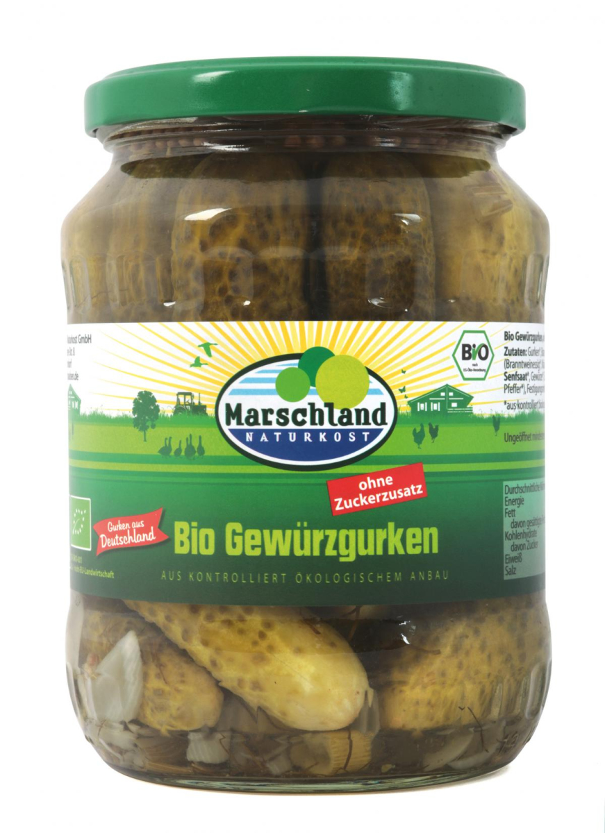 Gewürzgurken zuckerarm