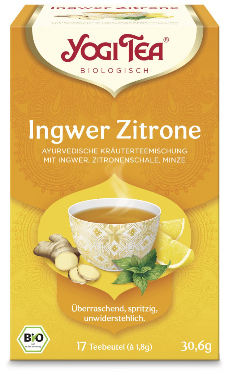 Yogi Ingwer Zitronen Tee, TB