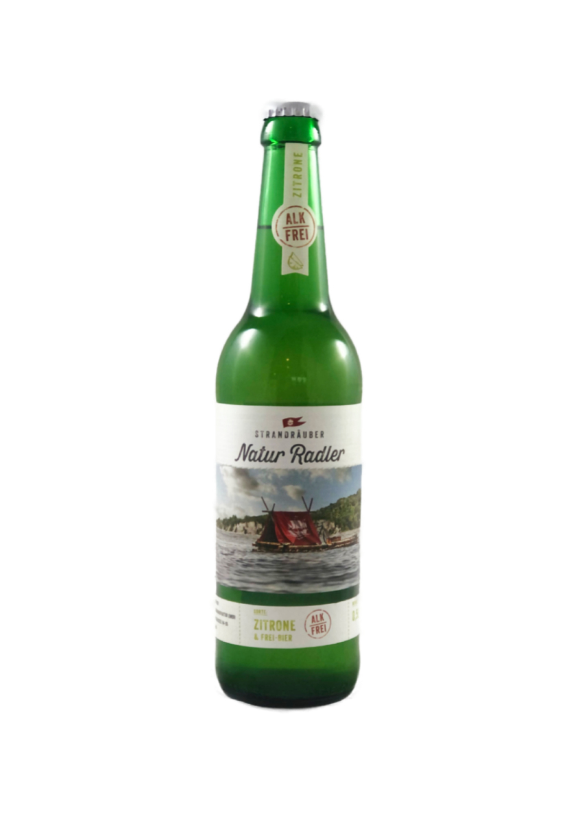 Strandräuber alkoholfrei Naturradler Zitrone