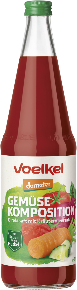Gemüsesaft Komposition milchsauer