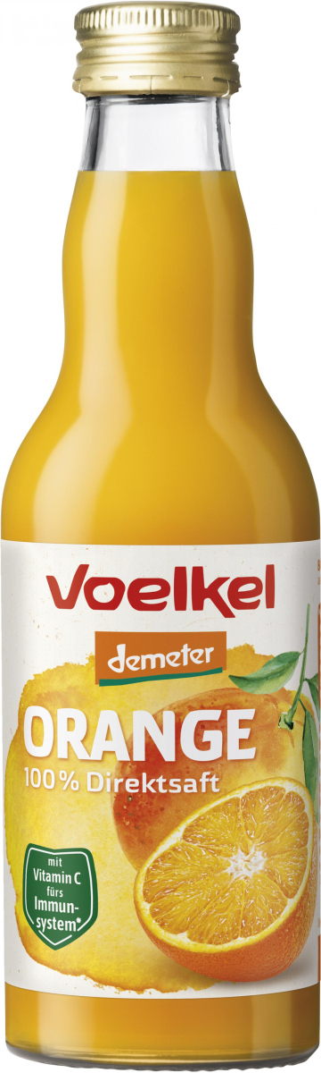 Orangensaft, kleine Flaschen