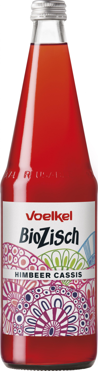 Bio Zisch Himbeer Cassis, große Flasche
