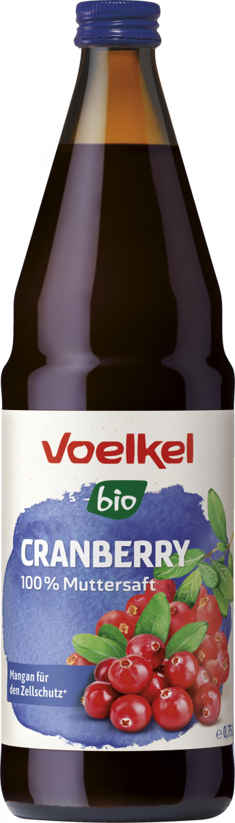 Cranberrysaft, pur
