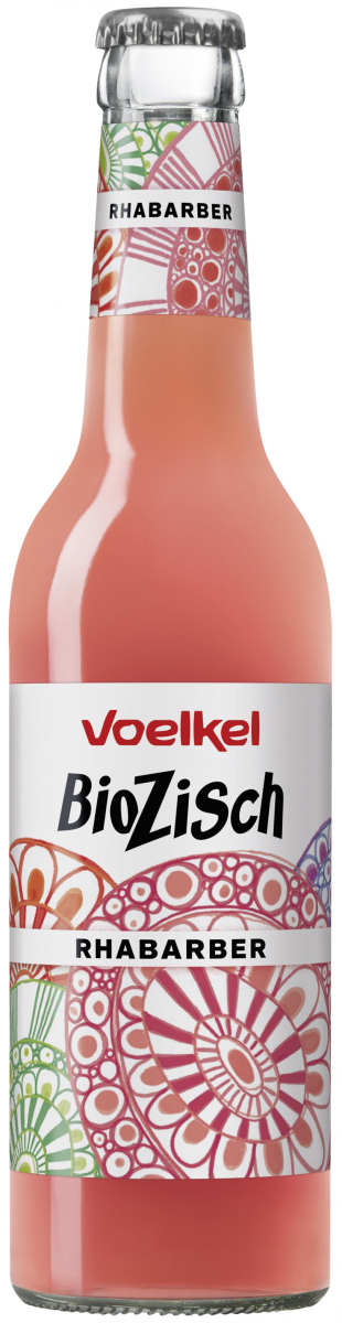 Bio Zisch Rhabarber, kleine Flaschen