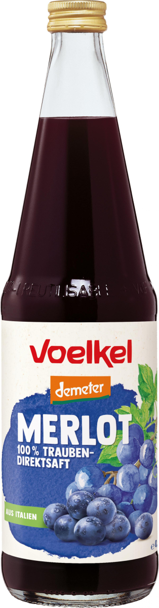Traubensaft Merlot rot