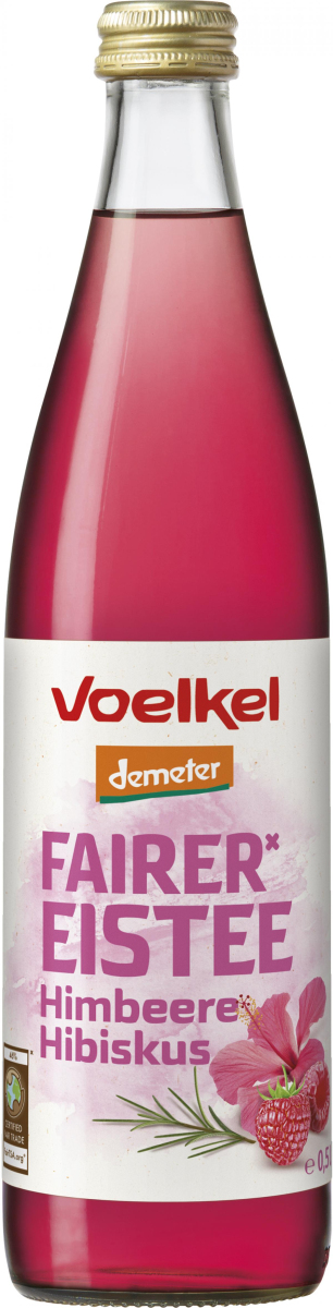 Eistee mit Himbeere & Hibiskus