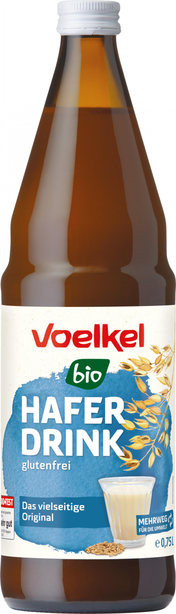 Haferdrink Glasflasche