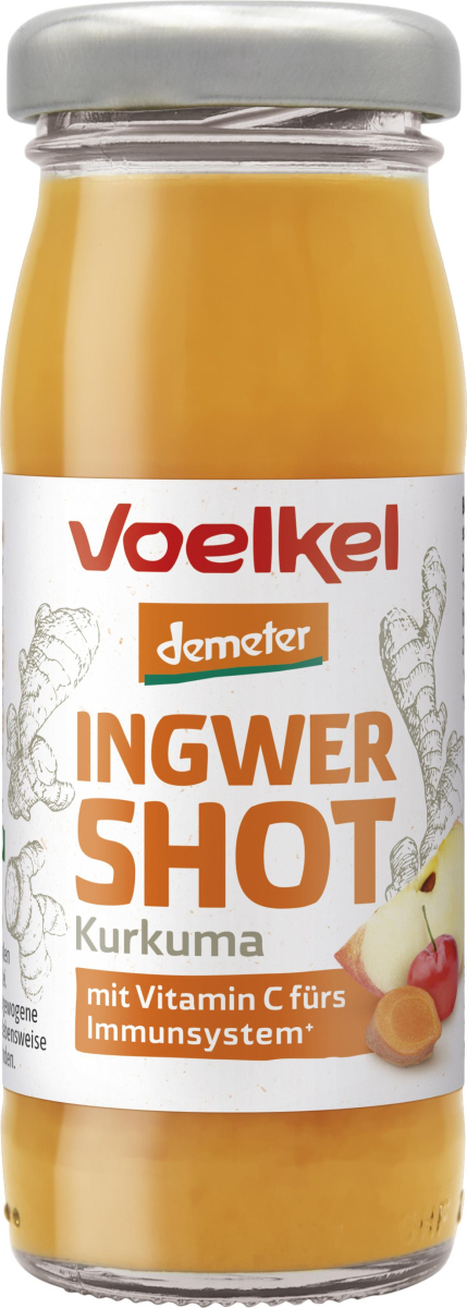 Frischer Shot Ingwer & Kurkuma