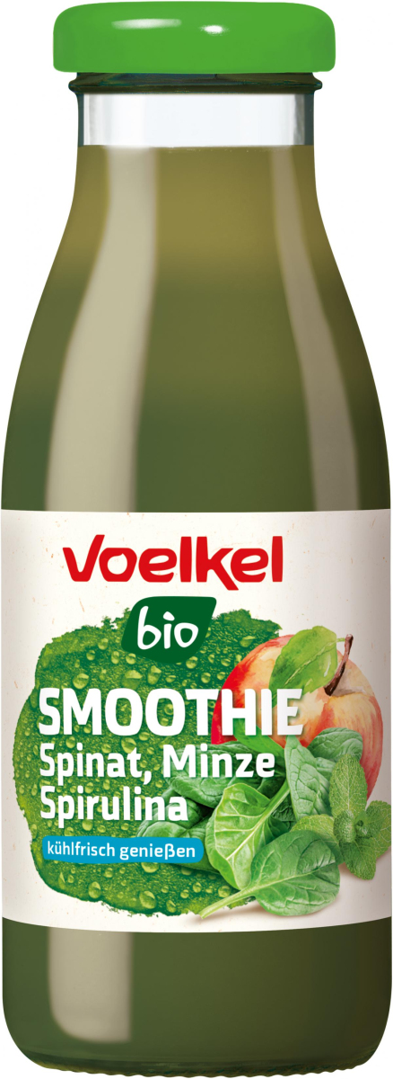 Smoothie Spinat Minze Spirulina